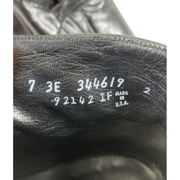 Vintage Florsheim Imperial 92142 Black Leather Dress Drake Boots Size 7.eee USA - Picture 5 of 16